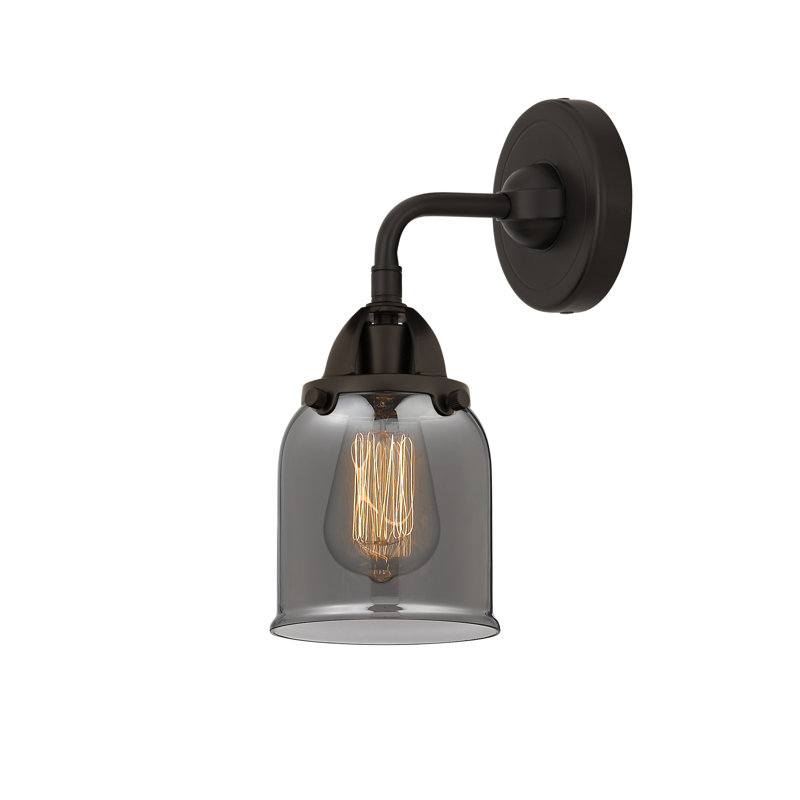 Shauna Armed Sconce, Incandescent, Plated Smoke, Oil Rubbed Bronze
