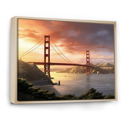 San Francisco Golden Gate Solitude II, reproduction d'art sur toile