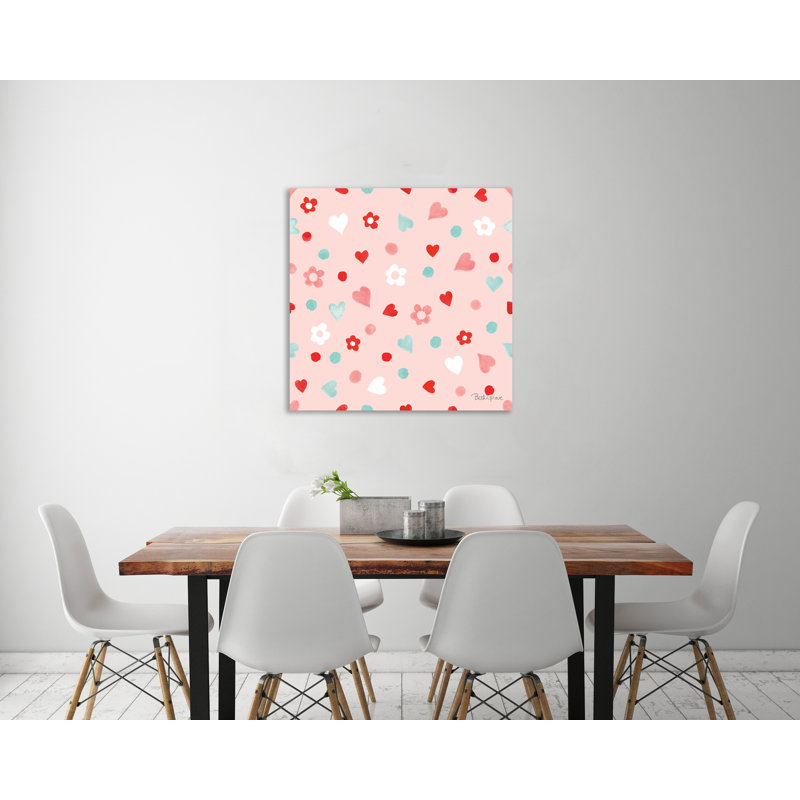 «Paws Of Love Motif IIB», toile tendue par Beth Grove, H 24 po x l 24 po x P 1,5 po