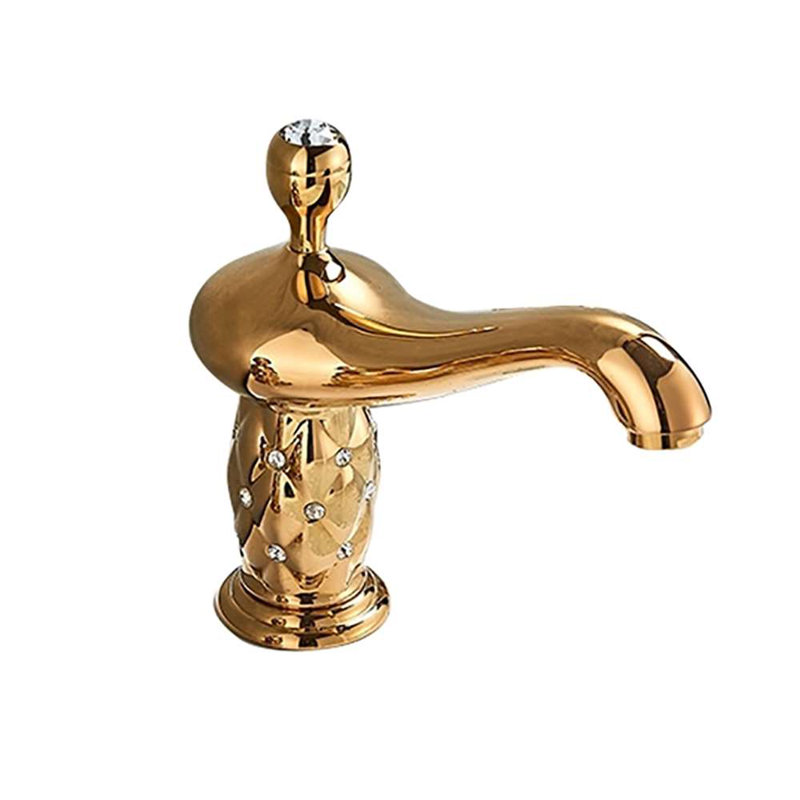 Gold Commercial Automatic Motion Sensor Faucet Touchless Operation