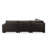 Fawcette 112" Wide Genuine Leather Symmetrical Modular Corner Sectional with Ottoman-91487939