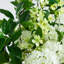 31in. Artificial Mixed Flower Arrangement in Hyacinth Weave Basket
