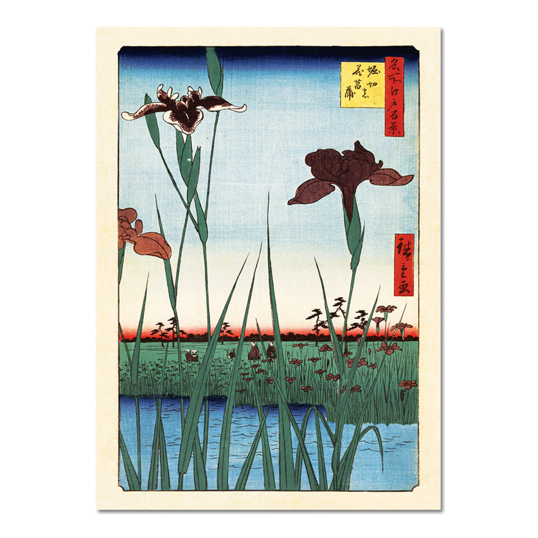 Acrylgemälde I Fiori Di Iris von Utagawa Hiroshige