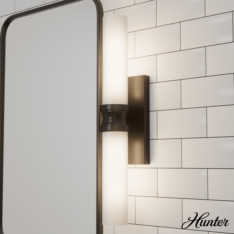 Lenlock 2 - Light Dimmable Vanity Light, Black, White