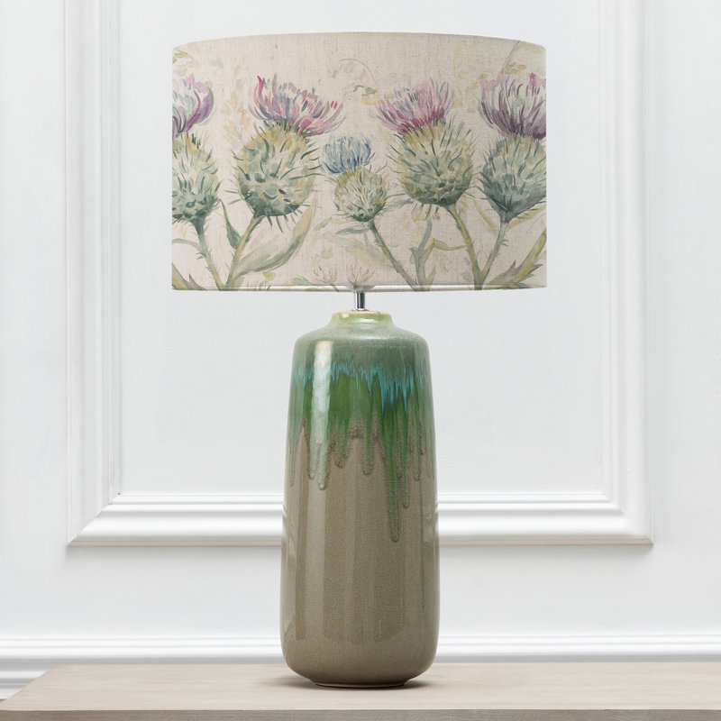 Thistle Glen Ceramic Table Lamp