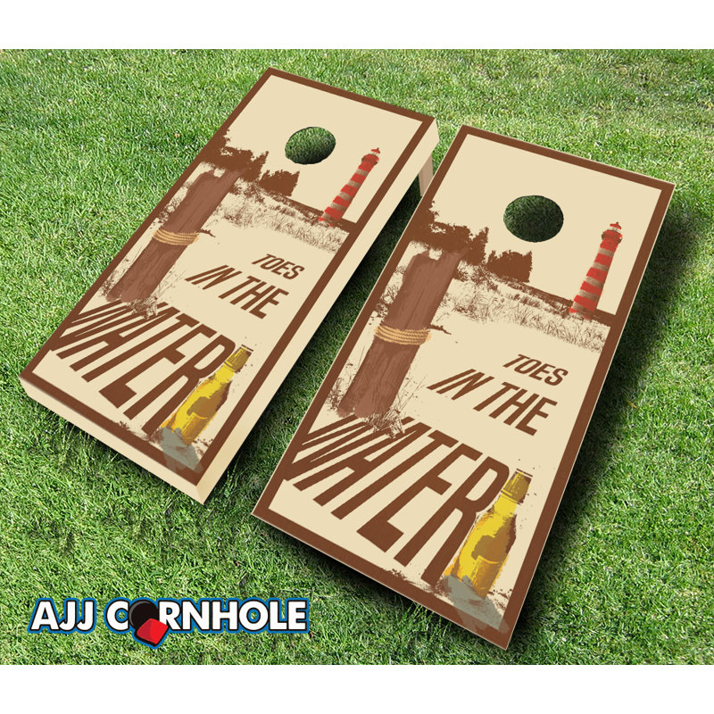 Ensemble de cornhole 2 'x 4' avec sacs, Rouge / royal
