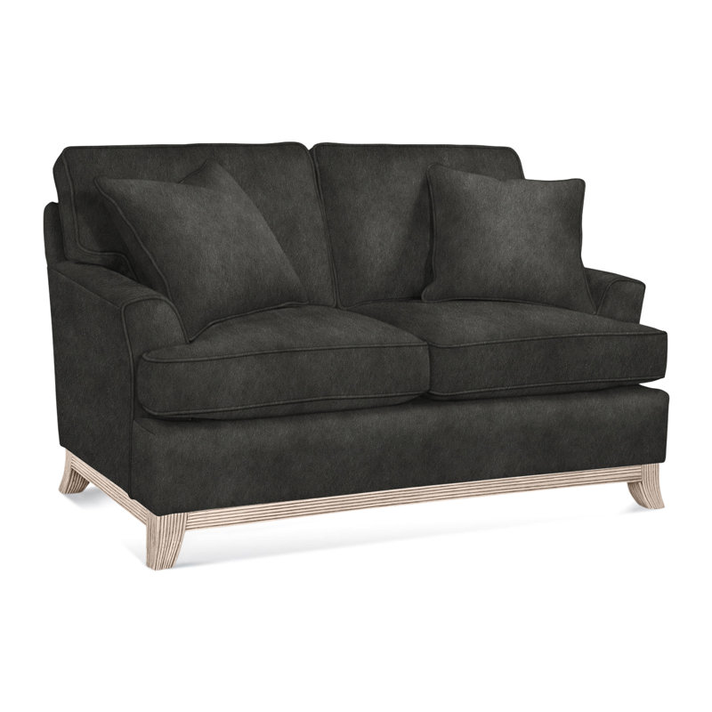 Oaks Way Loveseat, Bisque Finish, Ivory Crypton Performance; 0886-91