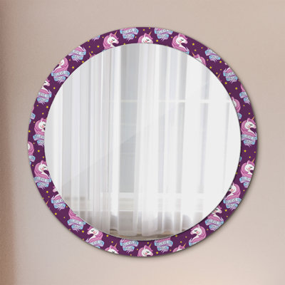Huldar Glass Flat Wall Mirror