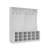 63'' W X 67'' H Hall Tree With Shoe Storage And Hooks
