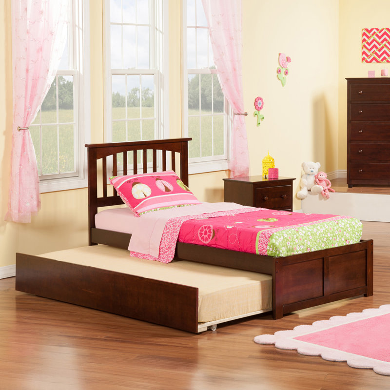 Bouldin Kids with Trundle, Espresso, Twin