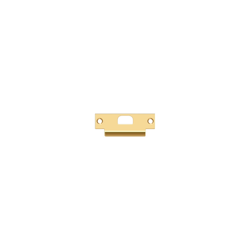 Deltana SPDB478U5 ANSI T- Strike, 4-7/8" x 1-1/4", w/ Hole in Antique Brass, PVD Polished Brass