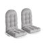Ensemble de 2 coussins de chaise Adirondack avec attaches