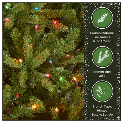 Pre-Lit Fir Christmas Tree