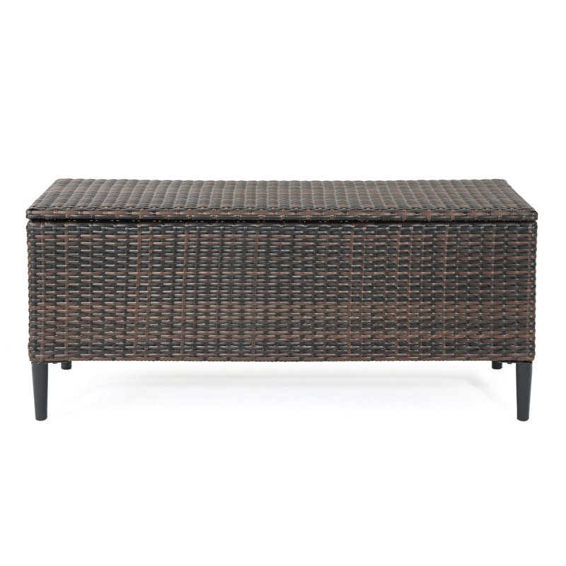 Coffre de patio, Brun multi