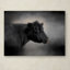 Art mural sur toile tendue - Art mural «Portrait of the Black Angus» par Jai Johnson pour décor de salon, de chambre à coucher ou de bureau - 35 x 47-31454018