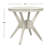 Eile Round Wicker Outdoor Dining Table , 31.5'' in. W 31.5'' in. D