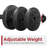 44 LB Adjustable Dumbbell Weight Set