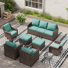 7/9 - Person Outdoor Conversation Sets With Rocking Chairs&Ottoman
