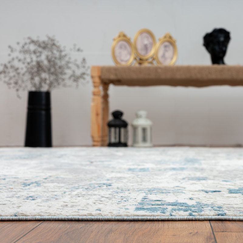 Dinovo Area Rug in Gray, Rectangle 8'6" x 11'6"