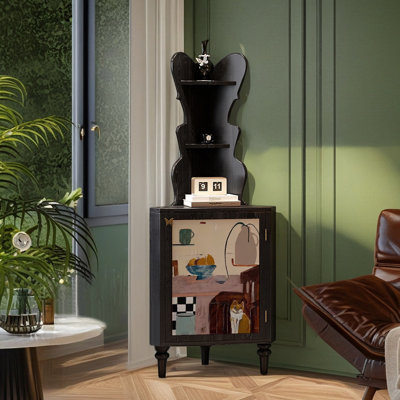 Armoire d'appoint en bois moderne et créative