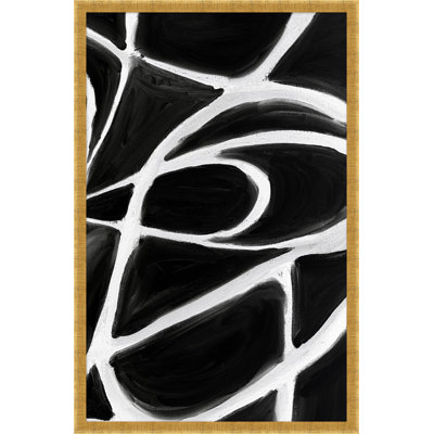 Delineated View 2' Framed Print on Canvas