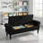 60''W Black Corduroy Storage Bench, Upholstered Bench with Storage for King Bed-1877543728-1867762910