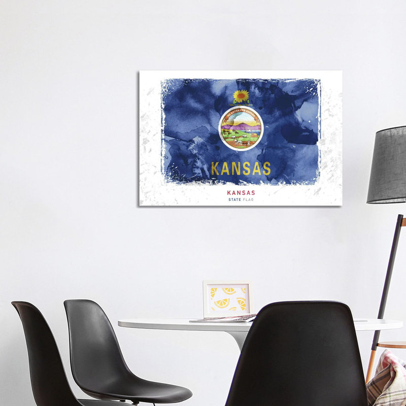 Kansas - Wrapped Canvas Painting, 30.48cm H x 45.72cm W x 1.91cm D