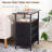 22.83'' W Metal Nightstand-996362623
