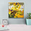 «Yellow Action August» par Shirley Novak, art mural sur toile-1362058717