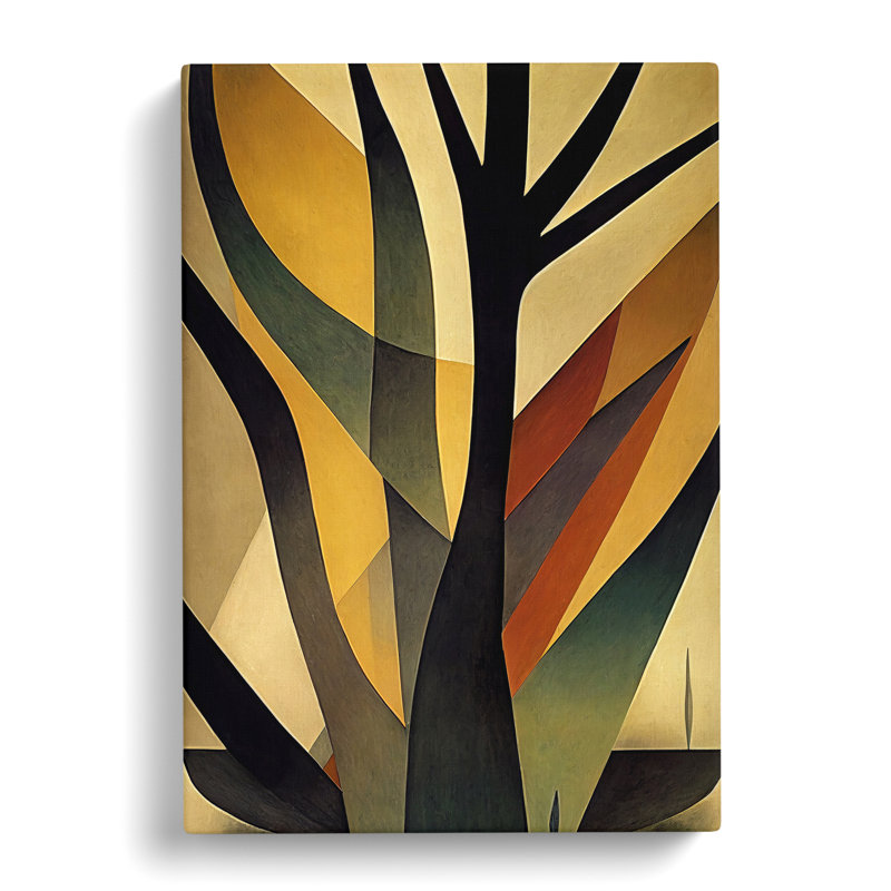 Splendid Abstract Tree No.1 - Wall Art, 60cm H x 40cm W x 3cm D, Wrapped Canvas