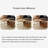 Modern round stone slab coffee table set