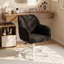 Chaise de bureau en velours Vanity Chair-129929496