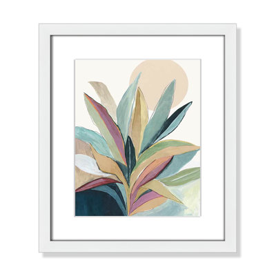 Sherbrooke Sunny Bright Leaves I by Asia Jensen Print