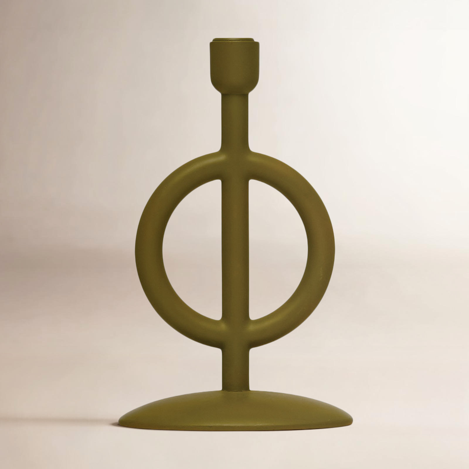 14.63'' H Resin Tabletop Candlestick