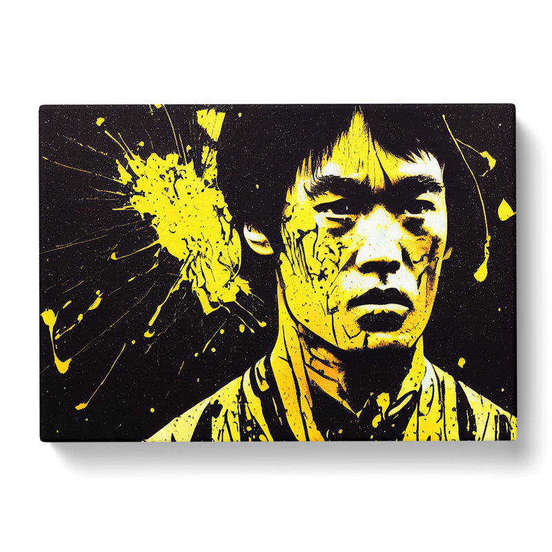 Bruce Lee Splash Vol.3 - Wrapped Canvas, 50cm H x 76cm W x 3cm D