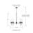5 - Light Steel Dimmable Chandelier-353698351