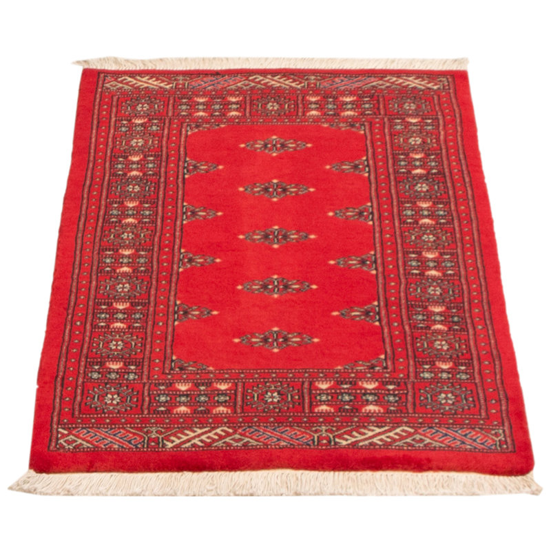 Monafo One-of-a-Kind 2'8" X 4'2" New Age Wool Area Rug in Red
