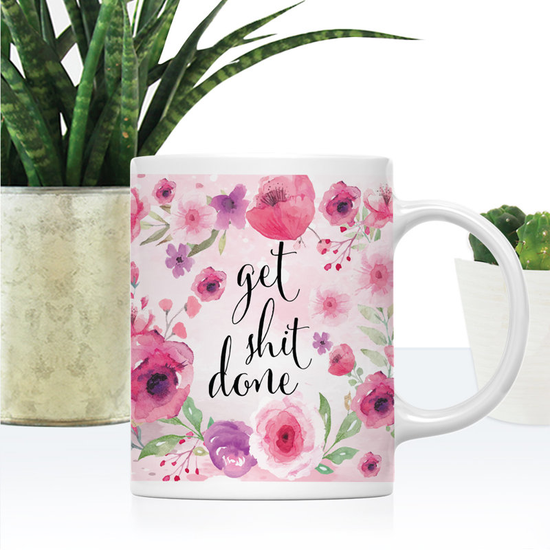 Ceramic Coffee Mug, Get Shit Done