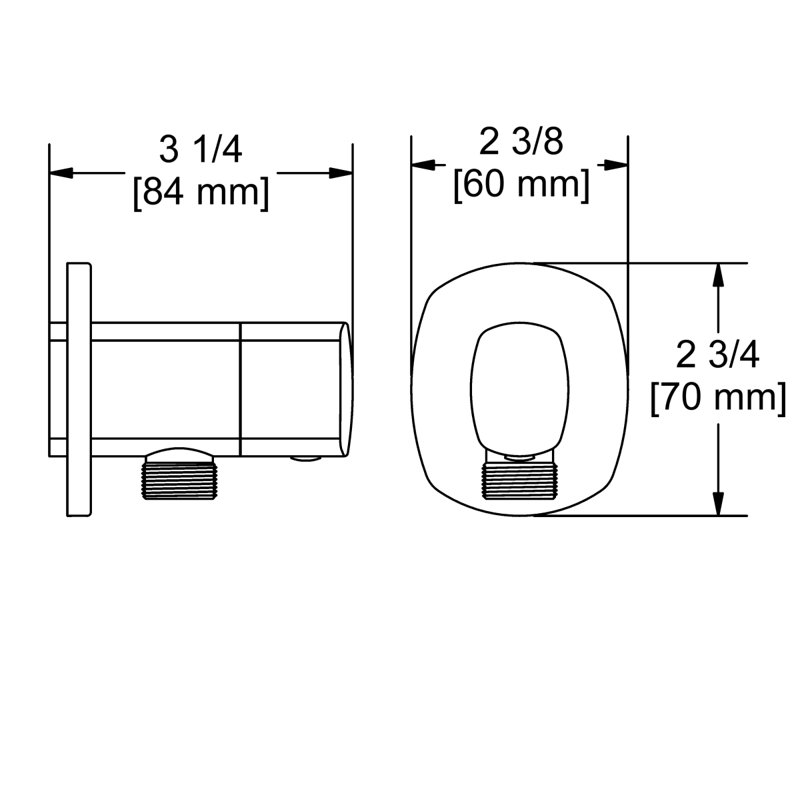 Douchette Riobel avec contrôle de volume intégré
