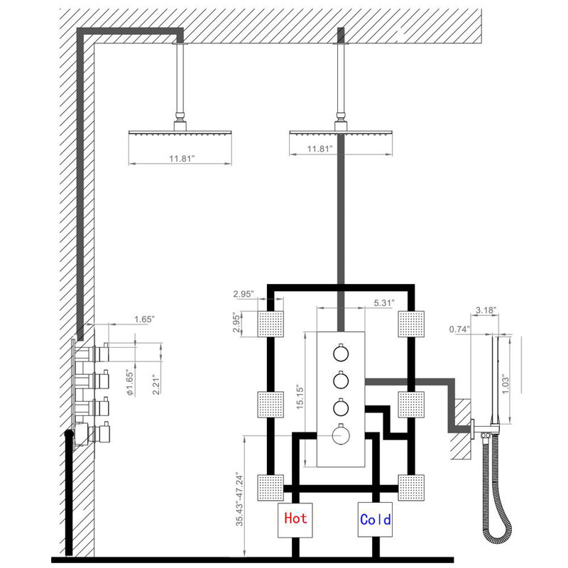 All-In-One Kit with Rough in-Valve