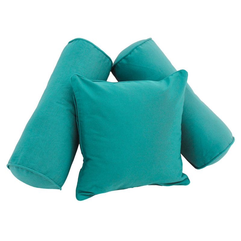  Coussin 3 pièces Soft Home Furnishings, Bleu aqua