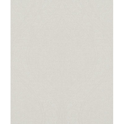 Rouleau de papier peint à motif damassé métallique L 33 pi x l 21 po Serene Collection
