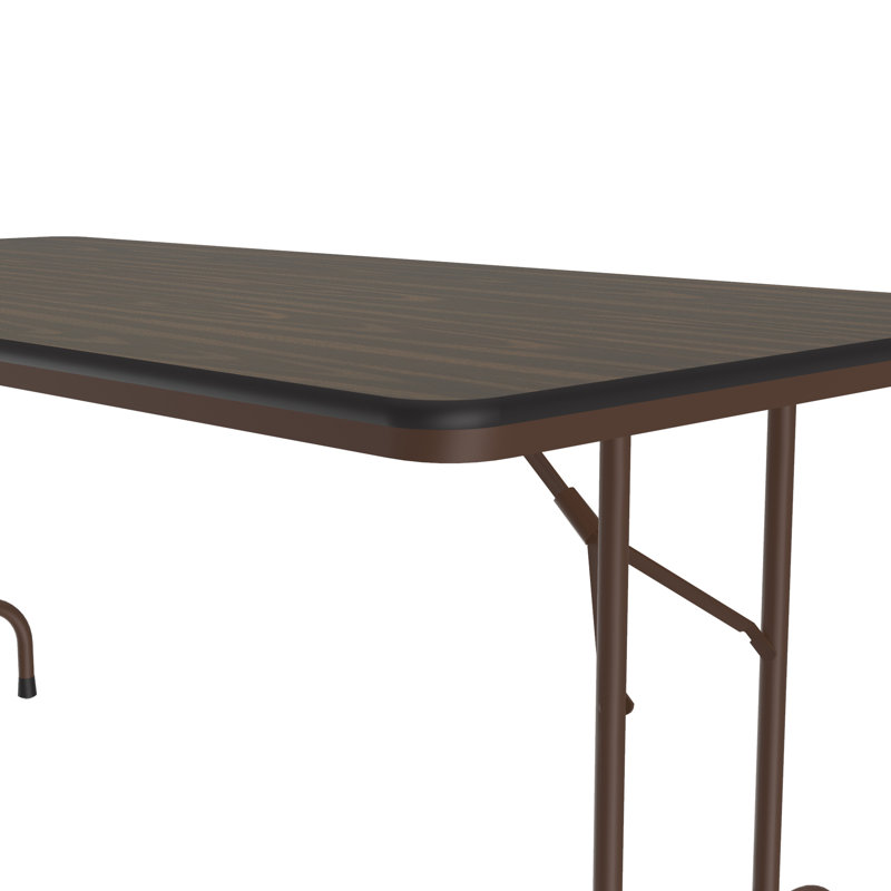 Table pliante portative 60 ", Noyer, H 29 po x L 48 po x l 24 po