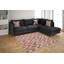 Tapis beige / rouge Luella-2077834939