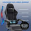Ergonomic Game Chair with Massage Waist Pillow-117813931