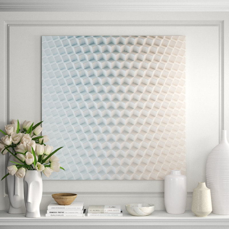 Cubic Print, 56" H x 56" W x 1" D, Acrylic