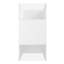 Table basse à DEL U-Can, table centrale moderne avec finition ultrabrillante et plateau en verre, table basse avec compartiment de rangement ouvert et 2 tiroirs cachés pour le salon-1973365725