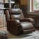 Genuine Leather Zero Wall Power Recliner with Adjustable Headrest