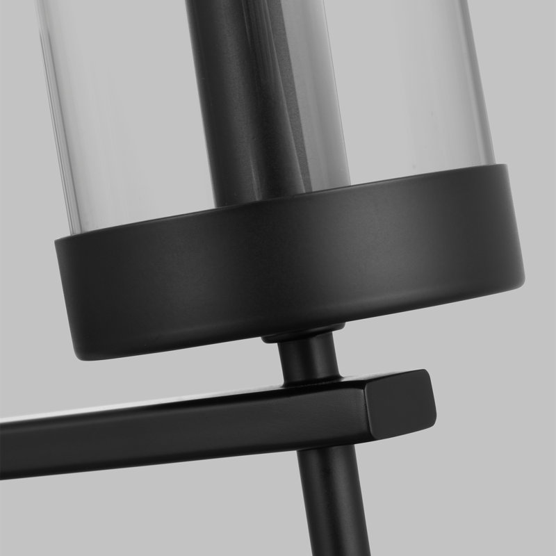 3 - Light Chandelier, Black