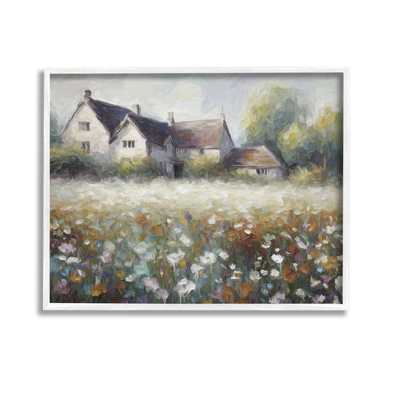 Art traditionnel de giclée encadrée par Ramona Murdock, Estampe numérique encadrée blanc bord de mer, H 11 po x l 14 po